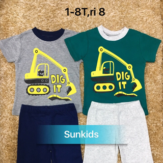 Bộ carter phối màu bt 1-8t