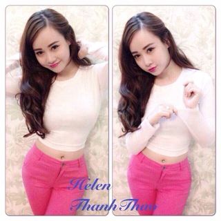 Croptop tay dài