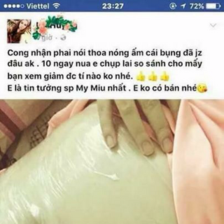 Kem tan mỡ quấn nilong thần thánh