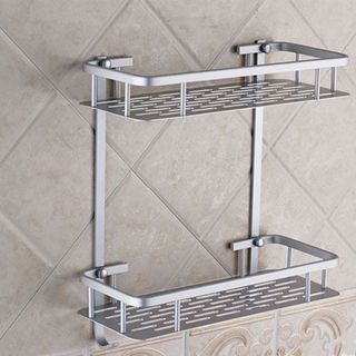 Giá để đồ nhà tắm 2 tầng nhôm nx6268