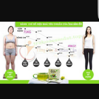 Giảm cân hoa sấm đất