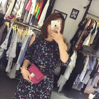 Váy hở vai siêu xink