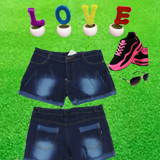 Quần short jeans nữ