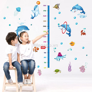 Decal thước đo cá