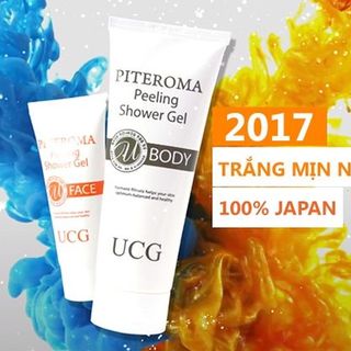 Piteroma peeling shower gel – tẩy tbc dưỡng trắng mịn da mặt