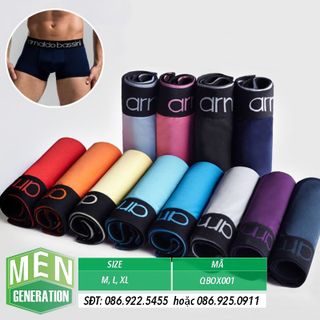Quần boxer nhiều màu trơn thun co giãn thoải mái mã qbox001