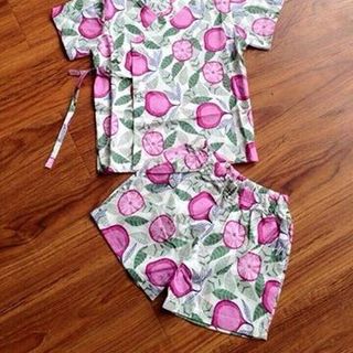 Yukata cho bé gái diện mùa hè