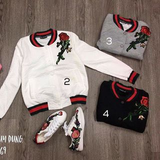 Ak gucci thêu hoa hồng giá sỉ