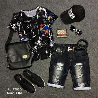 Quần short jean nam 20