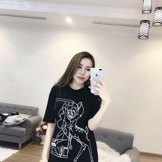 Đầm thun suông bambi