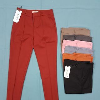 Quần kaki dài xẻ lai