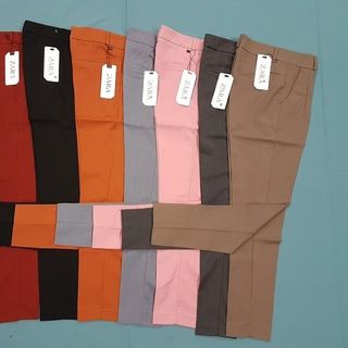 Quần kaki dài xẻ lai