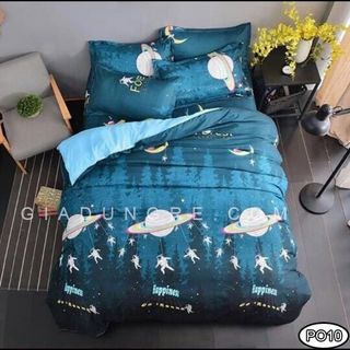 Bộ chăn ga gối cotton poly giá sỉ