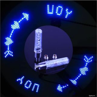 Đèn led gắn tạo chữ gắn van xe