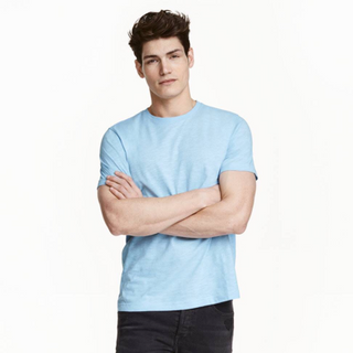 Áo thun trơn cổ tròn cotton 100 bao đốt