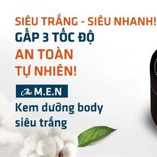 Kem dưỡng body siêu trắng the men