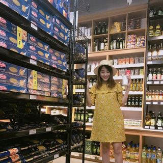 Váy hoa bèo vàng- gia công và bán sỉ