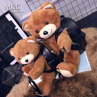 Túi xách balo gấu moschino size lớn nhỏ