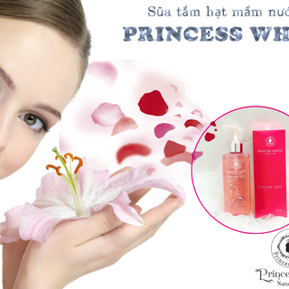 Sữa tắm hạt mầm nước hoa princess white