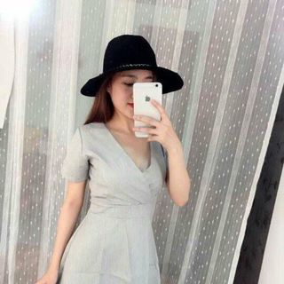 Đầm xeaf cổ v