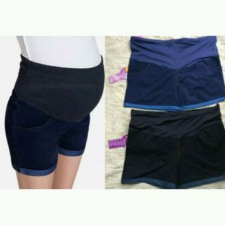 Quần đùi bầu giả bò