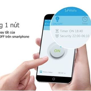 Ổ cắm điện wifi hẹn giờ bật tắt tự động điều khiển từ xa broadlink sp mini 3