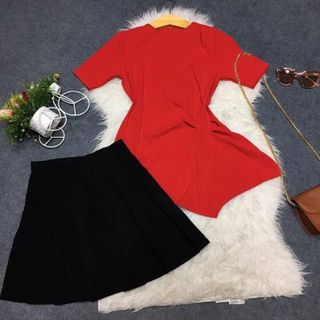 Set bộ váy tay con chân váy