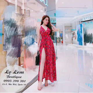 Maxi hai dây xẻ tà
