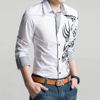 Áo sơ mi in phong cách