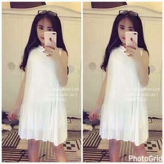 Áo đầm dập ly hàng quảng châu