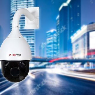 Camera ip quay quét tự động - góc rộng cho sân bãi nhà xưởng