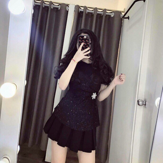 Sửa áo xoắn eo chân váy xếp ly