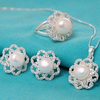 Bộ trang sức ngọc trai cát tường set173-pearl