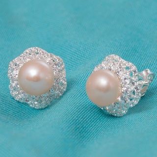 Bộ trang sức ngọc trai lavender set174-pearl