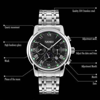 Đồng hồ nam skmei dây inox