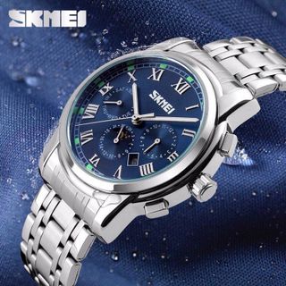 Đồng hồ nam skmei dây inox