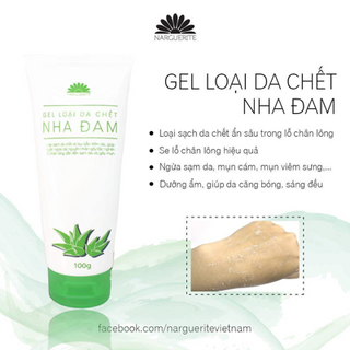 Gel tẩy da chết nha đam