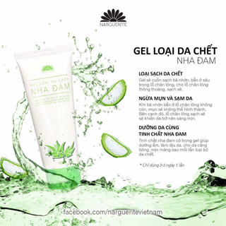 Gel tẩy da chết nha đam