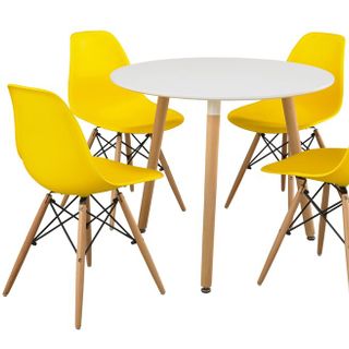 Bàn eames tròn 60 -80 -100cm / bàn cafe / bàn ăn