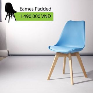 Ghế eames padded / ghế cafe / ghế ăn