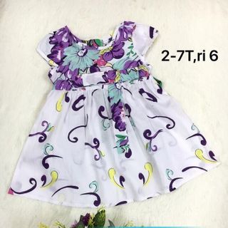 Váy thô hoa bg 2-7t