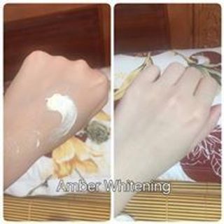 Kem body lotion chống nắng dưỡng trắng amber whitening