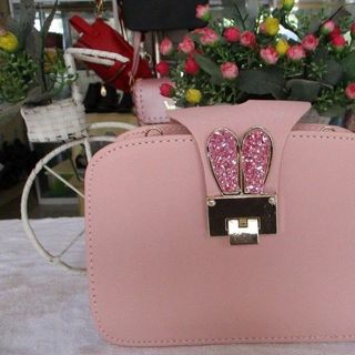 Túi xách tai thỏ 3 ngăn