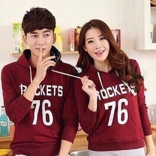 Áo khoác nỉ 76 đỏ