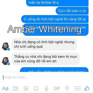 Gel siêu trị mụn amber whitening