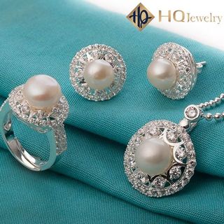 Bộ trang sức ngọc trai jasmine set172-pearl