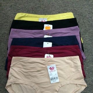 Quần lót cotton nhún wacoal lưng cao