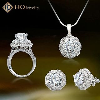 Bộ trang sức ngọc trai thu đông hqj set166-swa