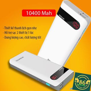 Sac du phong rosmoss 10400 mah co màn hinh mau 2017 giá sỉ