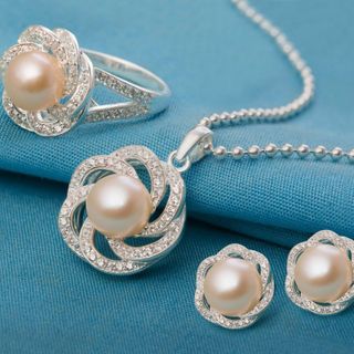 Bộ trang sức ngọc trai cát tiên set171-pearl
